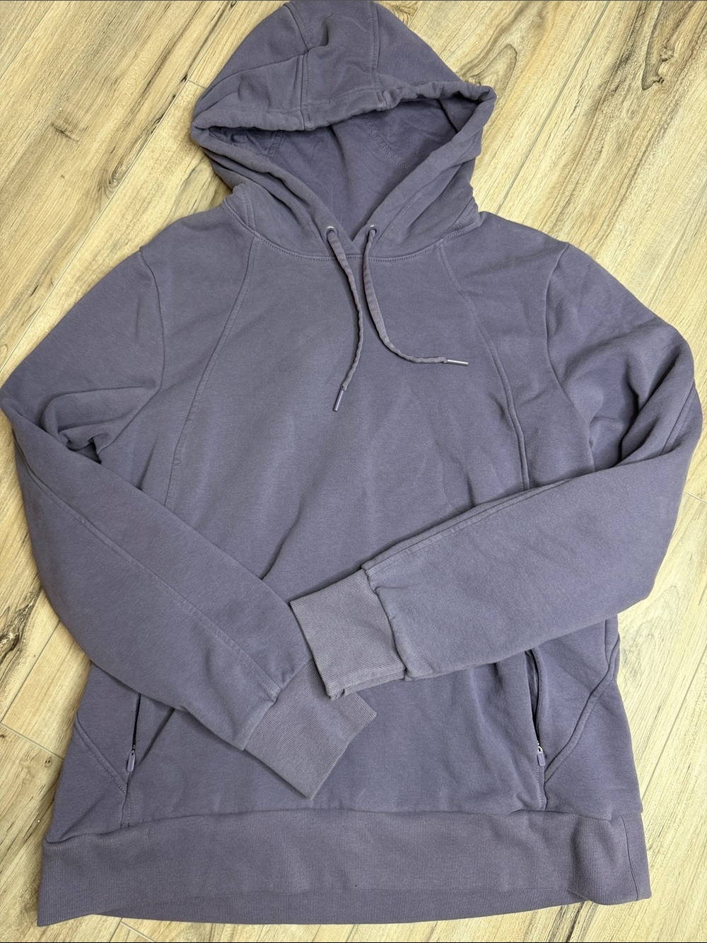 Athleta Hooded Pullover Sweatshirt - Dusty Purple